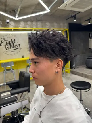 ショート パーマ メンズ ショートスタイル RYOSUKEのヘアスタイル