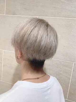 カラー メンズ 長谷川 華奈子のヘアスタイル