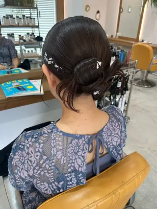 ロング ヘアアレンジ 小澤 志穂のヘアスタイル