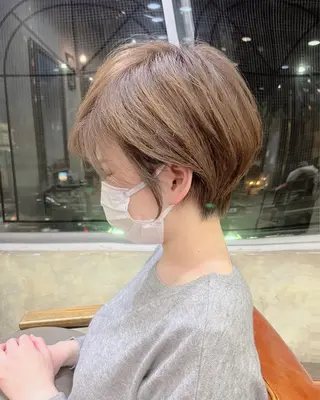 ショート 髪質改善✨ストレート オグ✂️/ショートのヘアスタイル