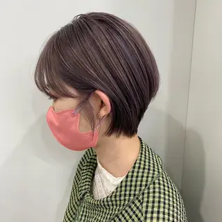 ショート センターパート特化 井上健太のヘアスタイル