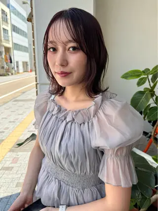 ミディアム muku / TAKUMIのヘアスタイル