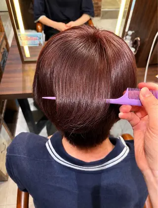 カラー メンズ カットカラーモデル /募集中🩵かれんのヘアスタイル