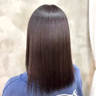 ミディアム カラー 艶髪‎カラー🤍 RIKAのヘアスタイル