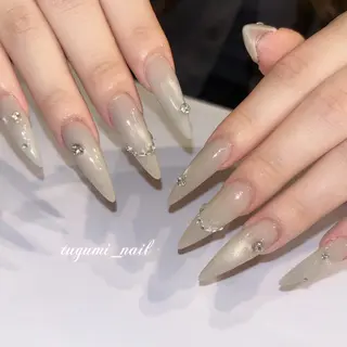 ネイル 倫実/スカルプ /ガーリー/個性派のネイルデザイン