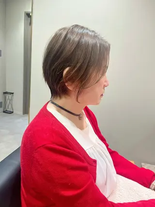 ショート カラー 瀧 元気/ショート/ 白髪ぼかし/髪質改善のヘアスタイル