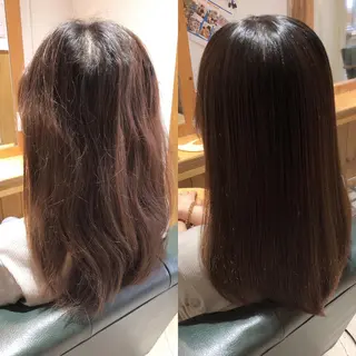 セミロング レイヤーカット 小山 悠のヘアスタイル
