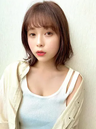 ショート カラー 似合わせカット/ レイヤーカット/新谷のヘアスタイル