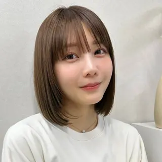 ミディアム 似合わせカット🩵 なりたみゆうのヘアスタイル