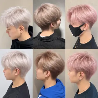 メンズ 🧡色落ちまで2度 楽しめる🧡ヨシキのヘアスタイル