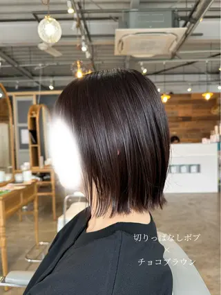 ミディアム 🍊暖色/ボブ chihiro🌼ོのヘアスタイル