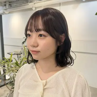 セミロング 100%可愛い顔周り 💓レイヤー/しずくのヘアスタイル