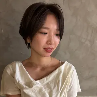ショート カラー 落合 優樹のヘアスタイル