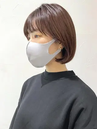 ミディアム カラー パーマ ヘアアレンジ ITbyALBUM 松戸のヘアスタイル