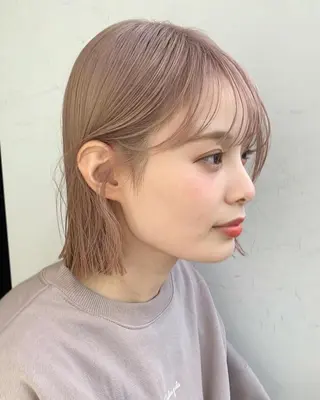 ショート カラー レイヤー専門家 ダブルカラー修のヘアスタイル