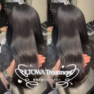 ロング ブリーチなしWカラー エクステ/スズ‎🤍のヘアスタイル