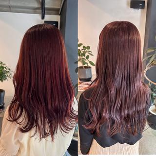 ロング カラー NAO/レイヤー🌷 /ハイトーンカラー✨のヘアスタイル