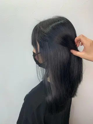 セミロング エクステ*美髪サロン KR2S河内長野店長のヘアスタイル