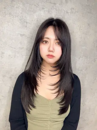 ロング KAEDE🎀 縮毛矯正&パーマ特化のヘアスタイル