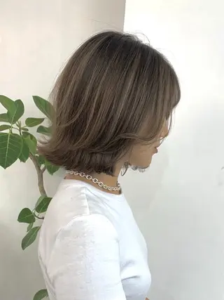 ショート カラー 似合わせ×ハイトーン ブリーチカラー/大雅のヘアスタイル