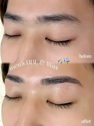 メンズ アイブロウ 韓国まつげ🩶美眉 /AYANEのマツエク・マツパデザイン