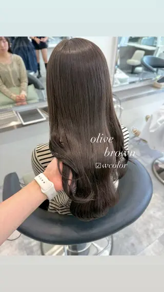 ロング ParveMix🫧 宮﨑 梨里のヘアスタイル