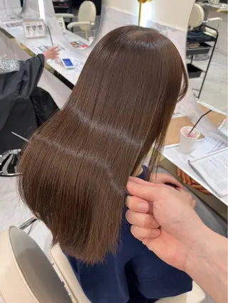 ロング カラー 縮毛矯正🫧髪質改善 高原瑞輝のヘアスタイル