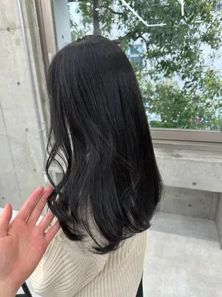 セミロング カラー MAI/髪質改善/ 幹細胞トリートメントのヘアスタイル