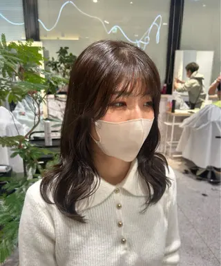 カラー ♡透明感カラー★ ネイル/しの♡のヘアスタイル