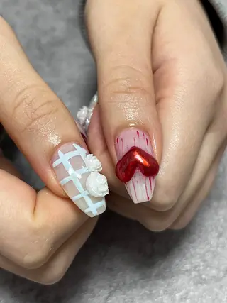 ネイル KUU🎀完全個室 フィルイン対応のネイルデザイン