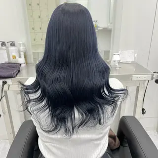 セミロング カラー ヘアアレンジ 縮毛矯正🤍 ボブ/ HIKARIのヘアスタイル
