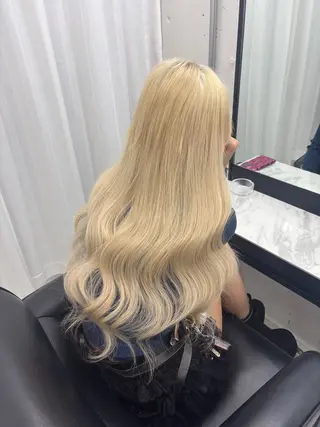 ロング ブリーチ/エクステ モデル募集中🖤のヘアスタイル