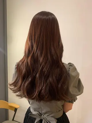 ロング 小西 美帆のヘアスタイル