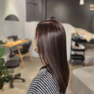 ロング カラー 金田 拓也のヘアスタイル