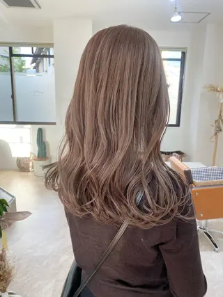 セミロング カラー ヘアアレンジ ひなの .のその他イメージ