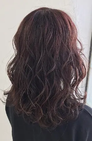 ロング カラー GiseL ジゼル六本松のヘアスタイル