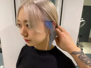 ミディアム L'wis　比佐野 大地のヘアスタイル