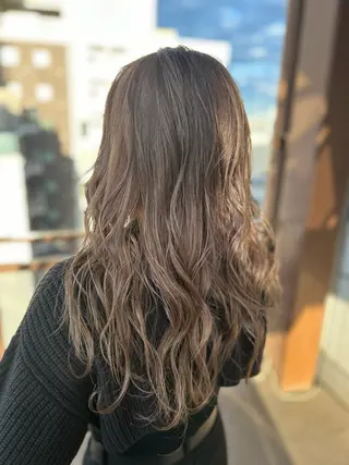 ロング カラー N/デザインカラー 🌿ナギのヘアスタイル
