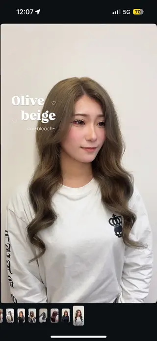 カラー sona/ カラーリスト🪽🤍のヘアスタイル