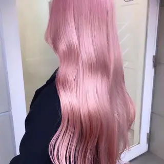 ミディアム カラー ブリーチダブルカラー 元町三宮/三ノ宮のヘアスタイル
