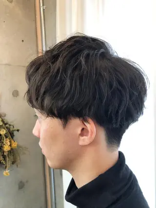 ショート パーマ メンズ HIROKI ”博多 /ボブのヘアスタイル