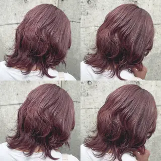 ミディアム 柔らかカラー/ 縮毛矯正YUTO🧋のヘアスタイル