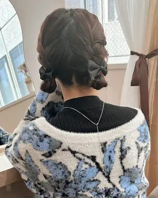 ミディアム ヘアアレンジ Mila chihiroのヘアスタイル