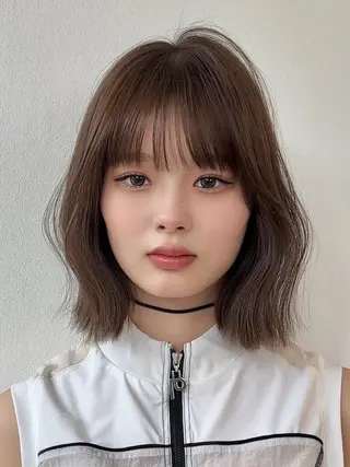 ショート カラー 髪質改善/韓国ヘア /透明感カラー🧸のヘアスタイル