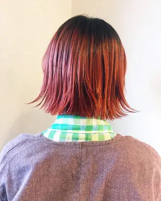 ショート ミウ☆ ブリーチダブルカラーのヘアスタイル