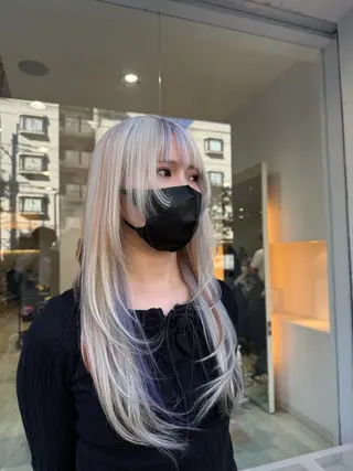 セミロング Tidehair茨木 Riruのヘアスタイル