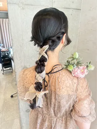 ロング ヘアアレンジ 美髪× ヘアセット✨Araiのヘアスタイル