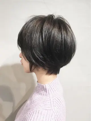 ショート カラー ハイトーン/レイヤー /ウルフ⭐️永田⭐️のヘアスタイル
