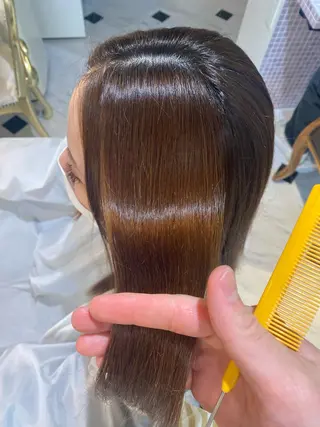 セミロング カラー 梅田中崎町髪質改善 /オキヒロト/エコルのヘアスタイル
