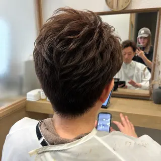 ショート メンズ 久木原 ゆりのヘアスタイル